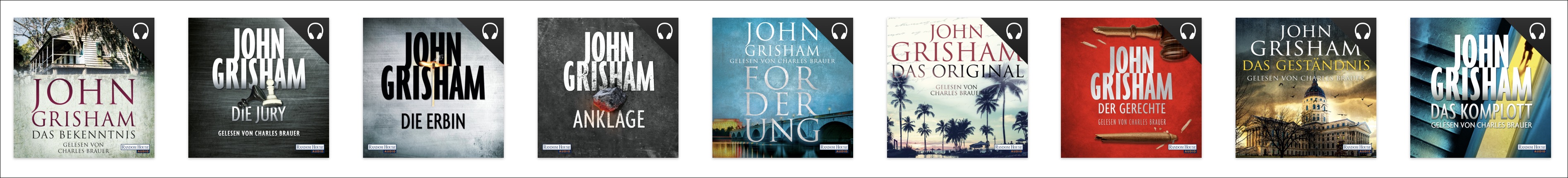 Meine frische Ladung John Grisham-Hörbücher
