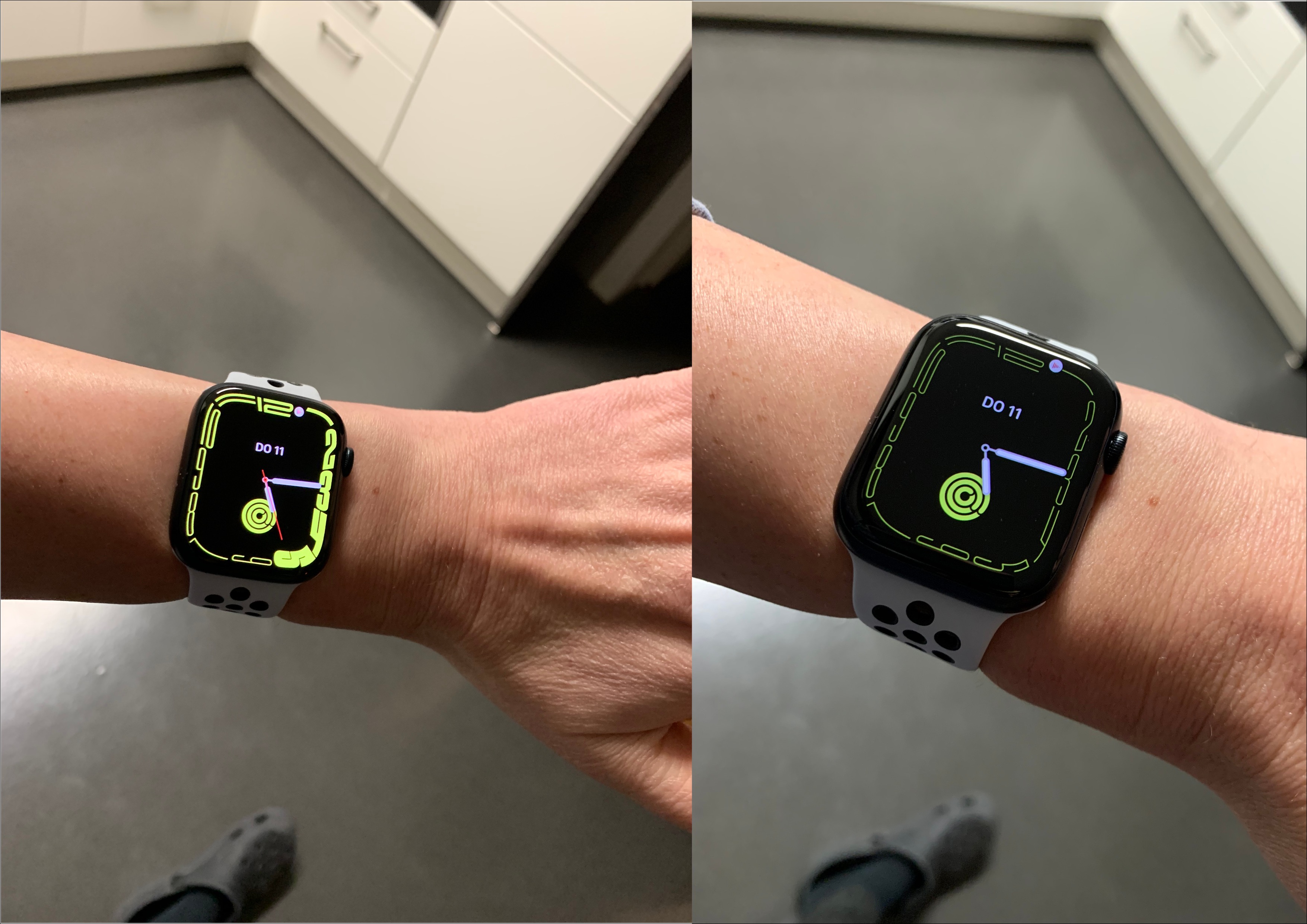 Apple Watch Series 7 – schmales Handgelenk und großes Display