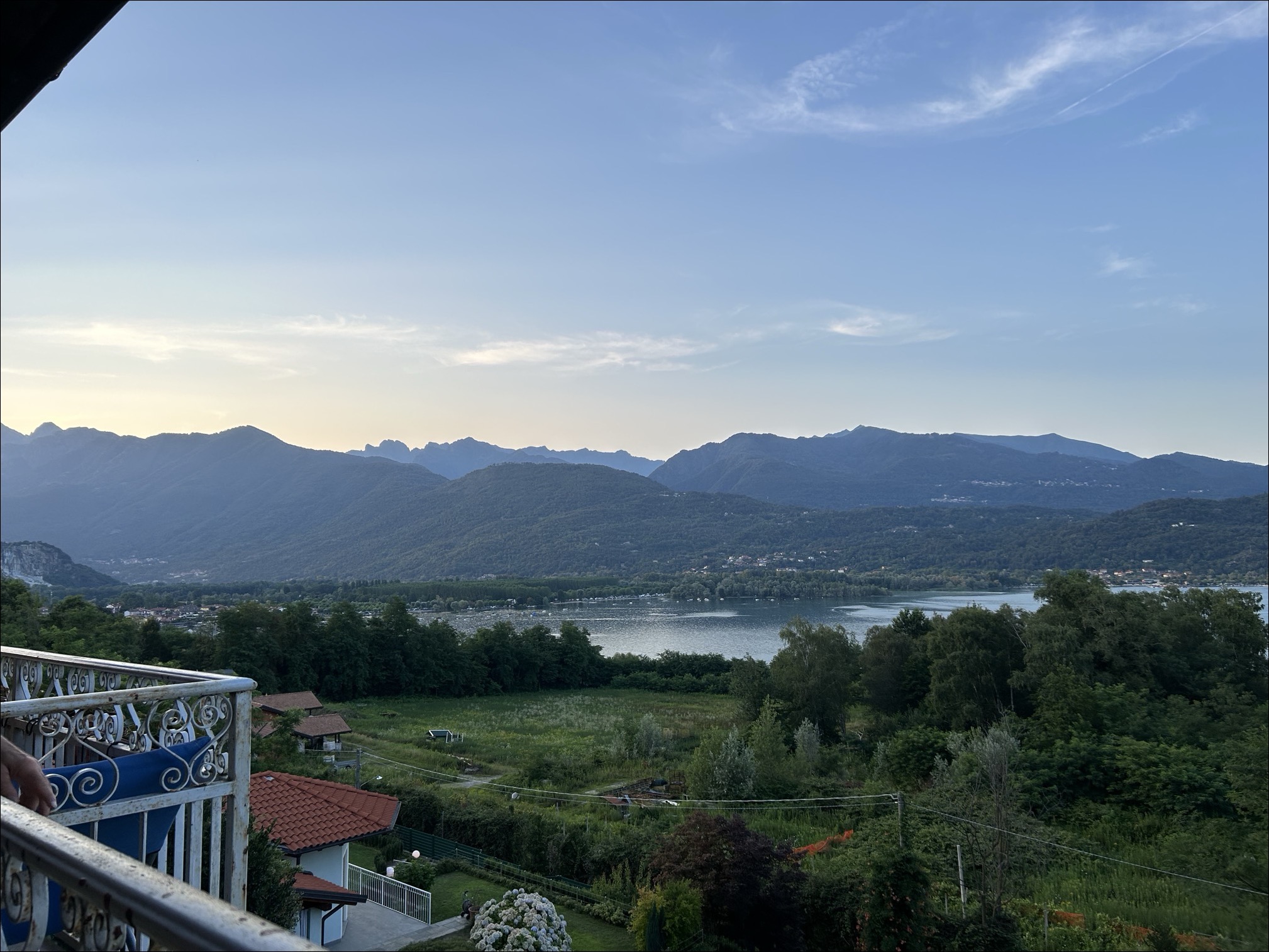Ausblick von Umbertos Wohnung