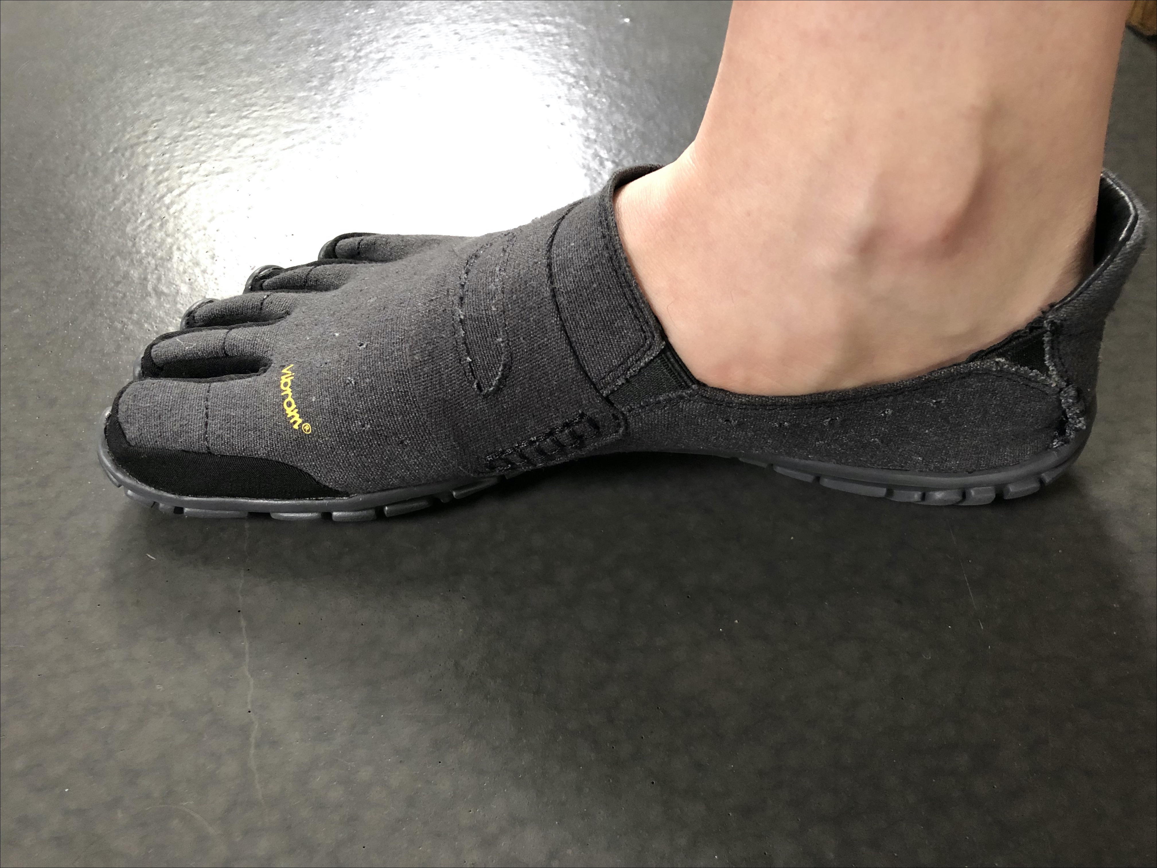 FiveFingers an meinem Fuß