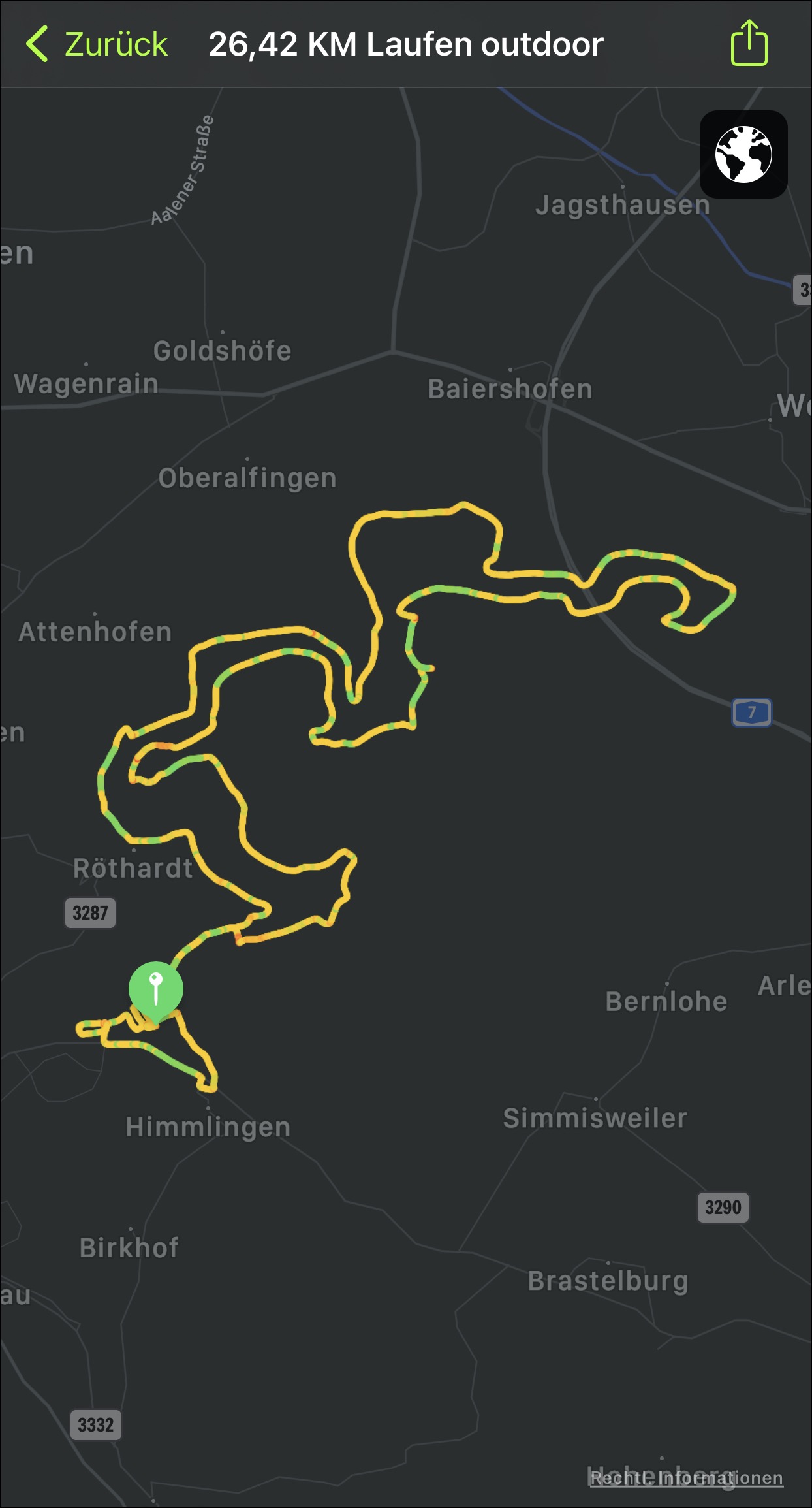 Die Strecke war toll – auch wenn der Schnee den einen oder anderen Anstieg leicht erschwert hat.