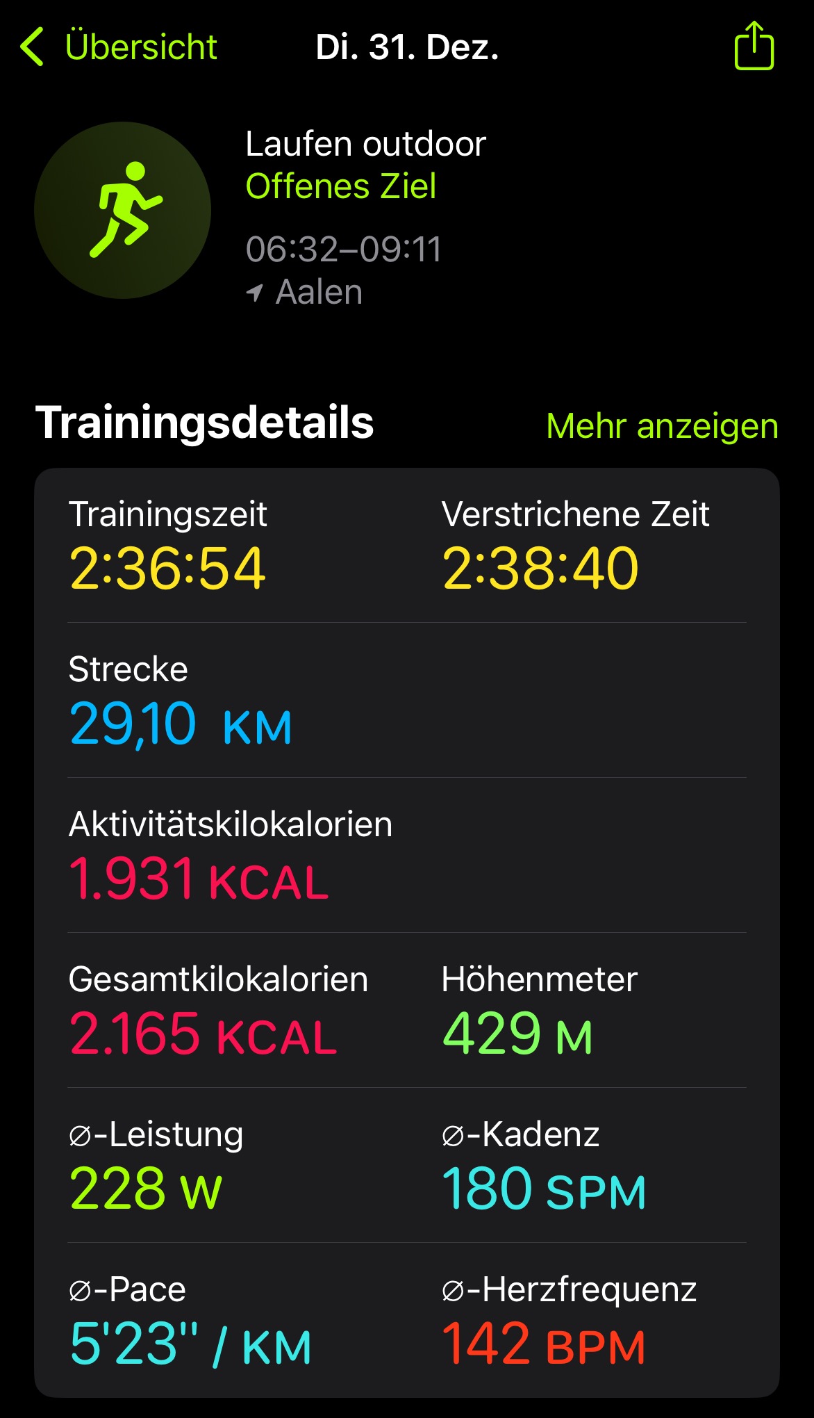 Lauf am 2024-12-31