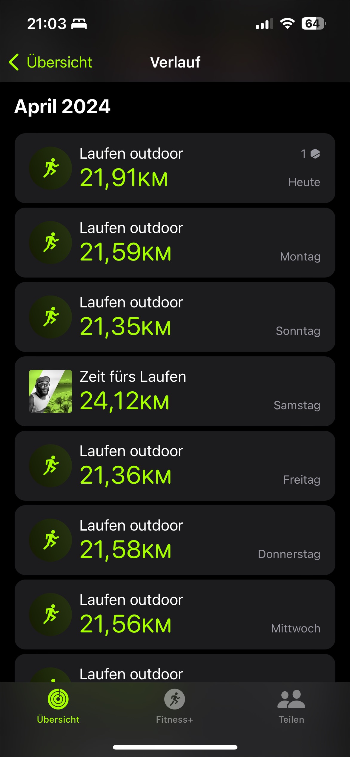 Nur noch Halbmarathons